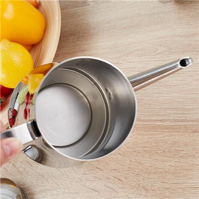 onlycook 304不锈钢油壶大口径大号防漏食用油瓶油罐酱油厨房用品