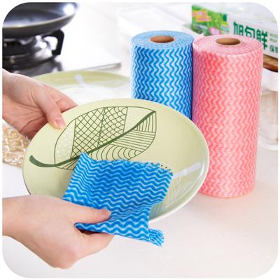 时尚创意家居用品 居家日用品家庭新奇特创意韩国家居百货小商品生活厨房日用品一次性抹布（50片)生活百货 大学生宿舍神器小玩意