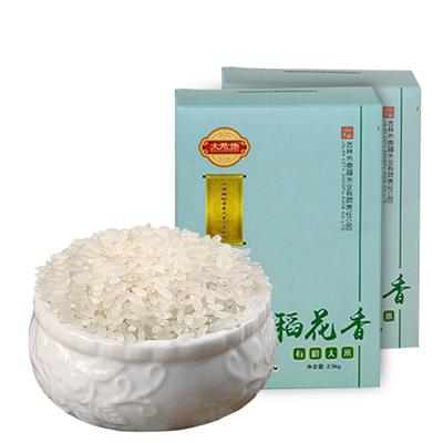 吉林大米馆东北大米东福有机稻花香新米非转基因粳米5斤
