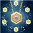 Jewelvary 18k金女款十二星座情侣钻石吊坠项链 意大利进口 轻奢
